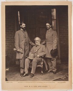 Général Robert E Lee et son État-Major, 1865 - Mathew B. Brady